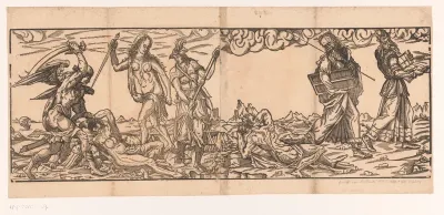 Allegorie met motief van de Barmhartige Samaritaan