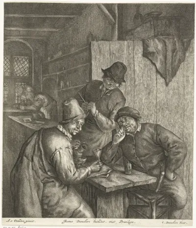 Allegorie met muze met lier, mogelijk Terpsichore, en putto met een bijbel