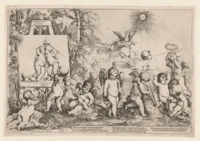 Allegorie met putti