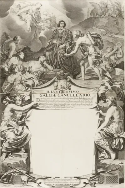 Allegorie mit Charles Girard du Tillay