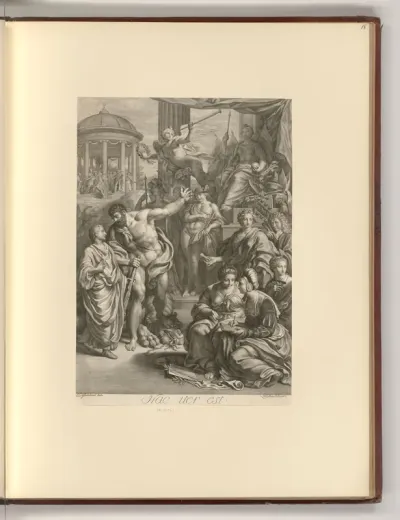 Allegorie mit Herkules