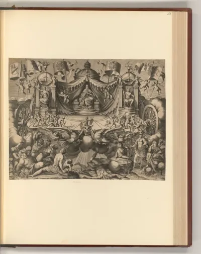 Allegorie mit Herrscher
