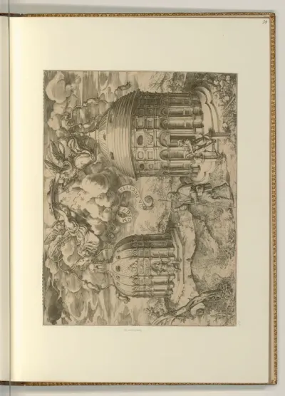 Allegorie mit Kardinalssymbolik
