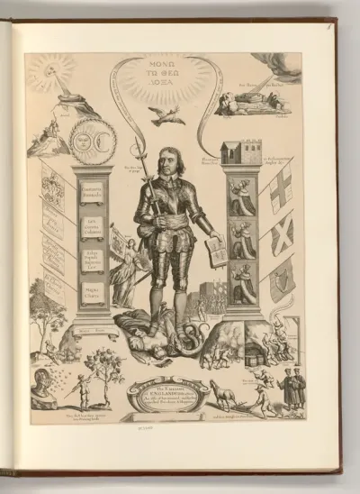 Allegorie mit Oliver Cromwell