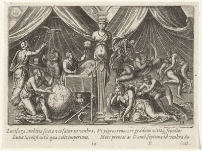 Allegorie op Ambitie en Luiheid