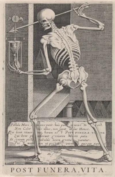 Allegorie op beroemdheid na de dood