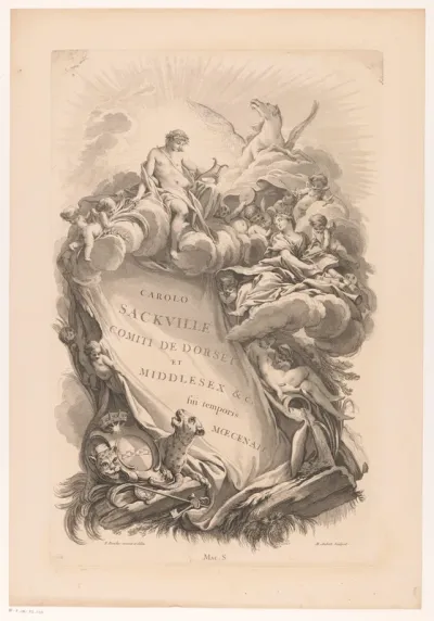 Allegorie op Charles Sackville, zesde graaf van Dorset