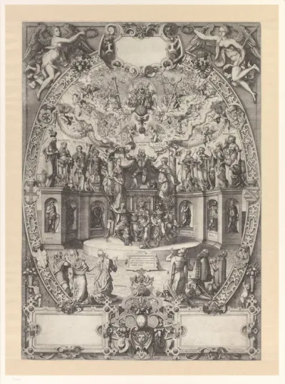 Allegorie op de aardse soevereiniteit van keizer Maximiliaan II