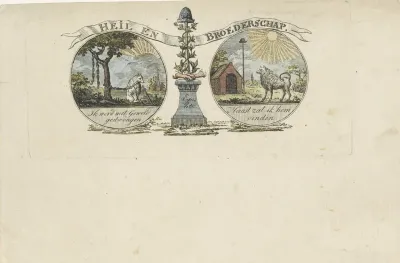 Allegorie op de afwachtende houding van de Patriotten na 1787