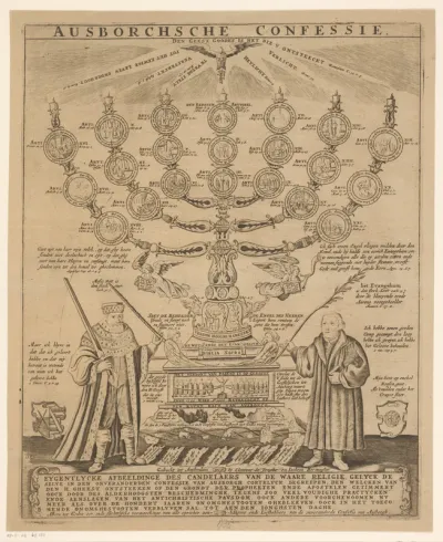 Allegorie op de Augsburgse geloofsbelijdenis