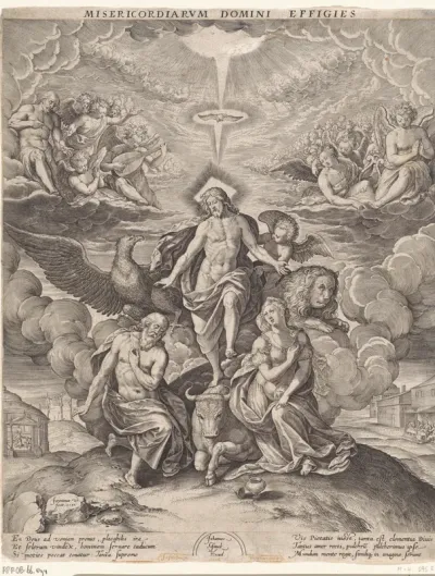 Allegorie op de barmhartigheid van Christus