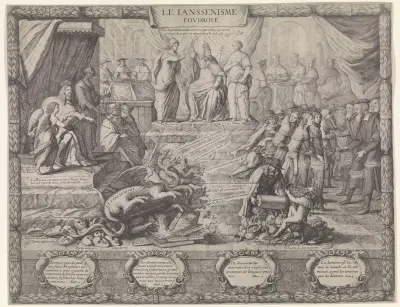 Allegorie op de bestrijding van het Jansenisme