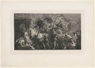 Allegorie op de binnenkomst van Hendrik IV in Parijs