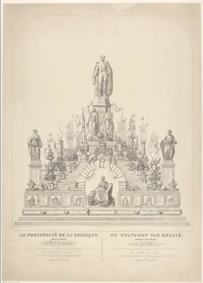 Allegorie op de bloei van België onder Leopold I