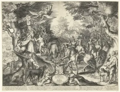 Allegorie op de bloeiende staat van de Republiek, 1602