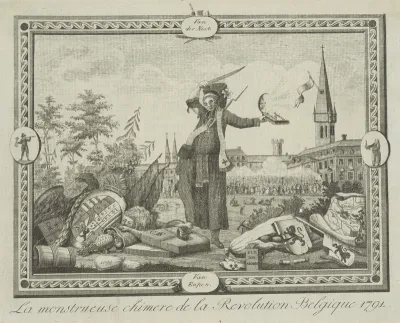 Allegorie op de Brabantse Omwenteling, 1791