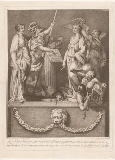 Allegorie op de Franse natie