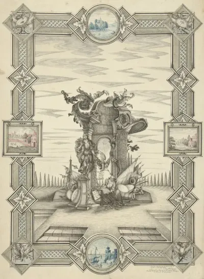 Allegorie op de geboorte van de prins van Oranje, 1748