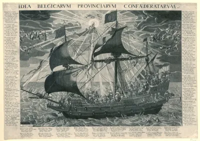 Allegorie op de gelukkige staat van het land na de synode van Dordrecht