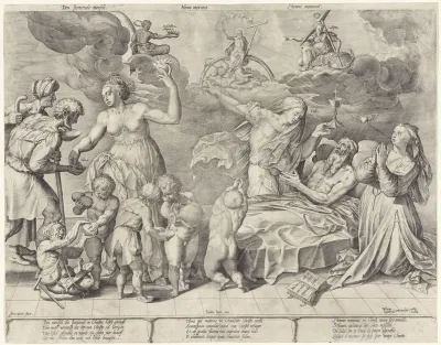 Allegorie op de goede dood van de mens