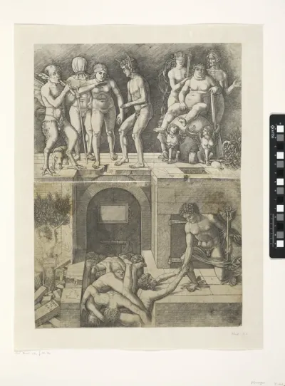 Allegorie op de grip van Onwetendheid op de mensheid en de redding van de mensheid