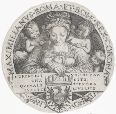Allegorie op de kroning van Maximilliaan II tot koning van Bohemen