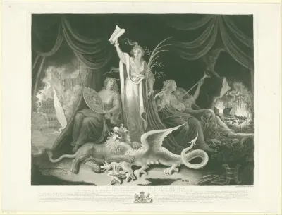 Allegorie op de macht van Groot-Brittannië, 1787