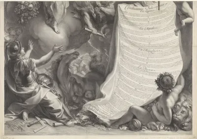 Allegorie op de macht van Lodewijk XIV