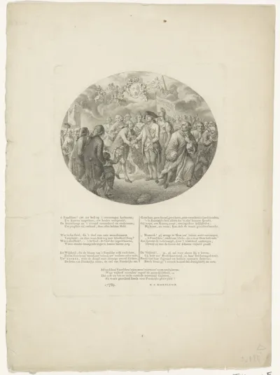 Allegorie op de machtswisseling in Frankrijk, 1789