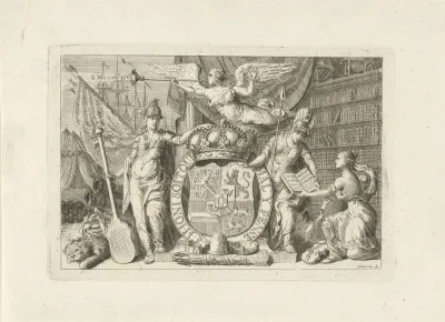Allegorie op de meerderjarigheid van Willem V, 1766