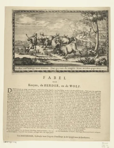 Allegorie op de onenigheid tussen Amsterdam en Willem III, 1684