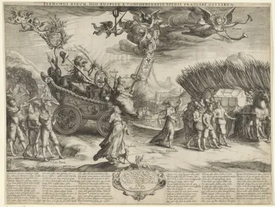 Allegorie op de overwinning op Spanje tijdens de slag bij Nieuwpoort, 1600