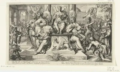 Allegorie op de Rechtbank en de Generaliteit