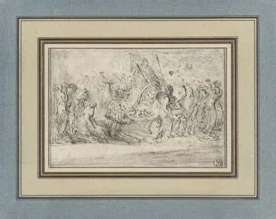 Allegorie op de terugkeer in Parijs van Lodewijk XVI na zijn kroning te Reims op 11 juni 1775