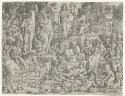 Allegorie op de triomf van de maan (Luna)