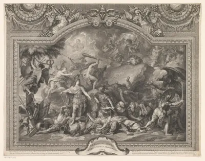 Allegorie op de tweede verovering van Franche-Comté