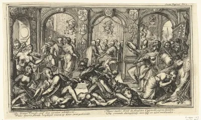 Allegorie op de Unie van Utrecht, 1579