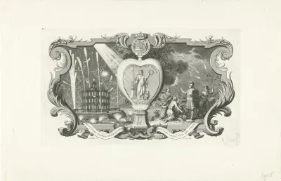 Allegorie op de verheffing van Willem IV tot stadhouder en op de Liberale Gifte gevraagd in 1747