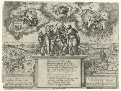 Allegorie op de verovering van de citadel te Antwerpen, 1577