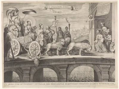 Allegorie op de verwelkoming van Königsmarck