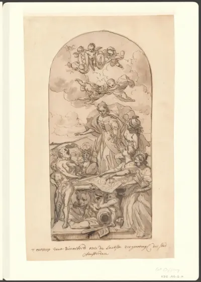 Allegorie op de Vierde Uitleg van Amsterdam