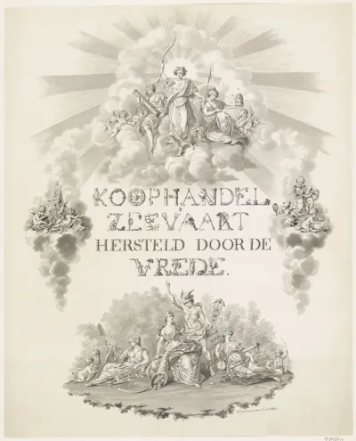 Allegorie op de Vrede van Amiens, 1802