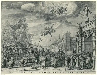 Allegorie op de Vrede van Munster, 1648