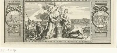 Allegorie op de Vrede van Munster