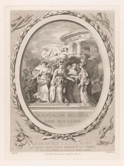 Allegorie op de Vrede van Parijs