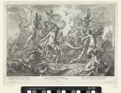 Allegorie op de Vrede van Westfalen, 1648