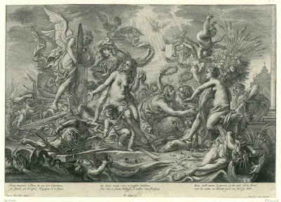 Allegorie op de Vrede van Westfalen, 1648