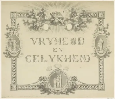 Allegorie op de Vrijheid en Gelijkheid, 1795