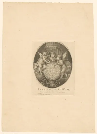 Allegorie op de vrijmetselarij