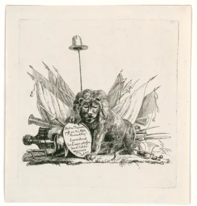 Allegorie op de wapenstilstand van 18 oktober 1794
